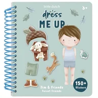 Zabawki kreatywne - Zeszyt z naklejkami - Ubieranka Forest Friends, Little Dutch - miniaturka - grafika 1