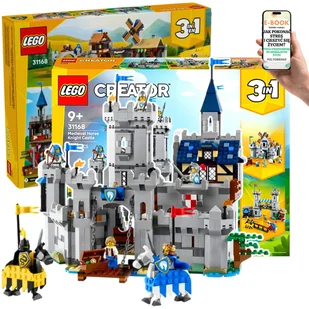 ZAMEK LEGO Creator 3w1 Dla Chłopca Niego (31168) Rycerski Świat Otwierana Forteca Konie Minifigurki – Prezent Lego Dla Dorosłych Na Urodziny Święta.. - Klocki - miniaturka - grafika 1