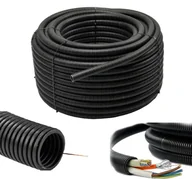 Inne akcesoria elektryczne - AKS Elektro Peszel  16-p 750N/5 cm 25 mb czarny - miniaturka - grafika 1