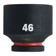 Klucze i nasadki - Milwaukee nasadka udarowa 46 mm 3/4" 6-kątna Shockwave krótka metryczna 4932480376 - miniaturka - grafika 1