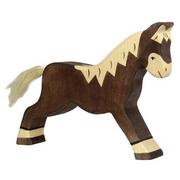 Zabawki interaktywne dla dzieci - Holztiger Drewniany koń - miniaturka - grafika 1
