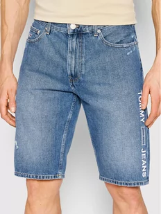 Tommy Jeans Szorty jeansowe Dad DM0DM12669 Granatowy Regular Fit - Spodenki męskie - miniaturka - grafika 1