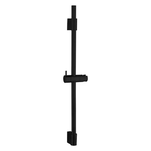 Naścienny drążek prysznicowy na słuchawkę ze stali nierdzewnej w kolorze matowej czerni 70 cm Classic – Wenko - Słuchawki prysznicowe - miniaturka - grafika 1
