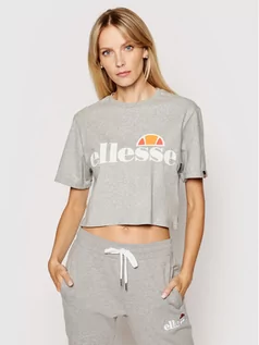 Koszulki i topy damskie - Ellesse T-Shirt Alberta SGS04484 Szary Regular Fit - grafika 1