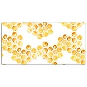 Podkładki na biurko - Mata ochronna z nadrukiem Plastry miodu 120x60 cm, Dywanomat - miniaturka - grafika 1