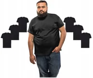 Koszulki męskie - 7x Czarna Koszulka męska koszulki męskie t-shirt męski bawełna Comfort L - miniaturka - grafika 1