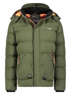 Kurtki męskie - Geographical Norway Kurtka pikowana "Badibere" w kolorze khaki - miniaturka - grafika 1