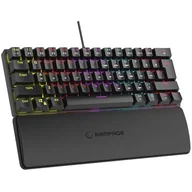Klawiatury - Klawiatura Rampage Plower K60 RMP Blue Switch (PLOWER K60) - miniaturka - grafika 1