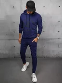 Dresy męskie - Dres męski granatowy Dstreet AX0691-XL - miniaturka - grafika 1