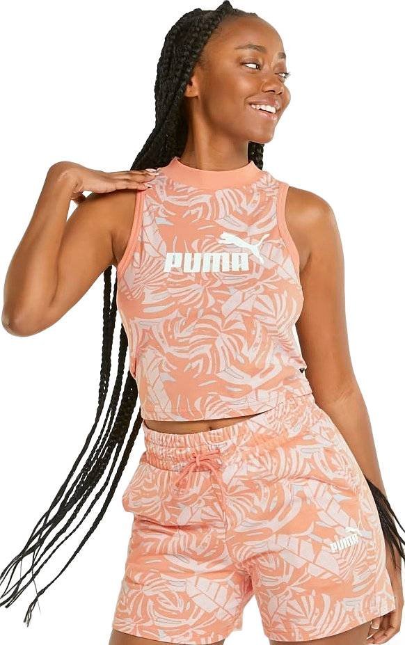 Koszulka sportowa damska Puma Floral Vibes r.S T-shirt Stylowy Letni Top