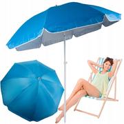 Parasole ogrodowe - Duży Parasol Plażowy Ogrodowy Uv Łamany 170Cm - miniaturka - grafika 1