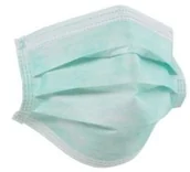 Kosmetyczne akcesoria jednorazowe - Maseczki jednorazowe medyczne niebieskie 50 sztuk maseczki ochronne - miniaturka - grafika 1