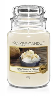 Yankee Candle Świeca Duża Coconut Rice Cream 110-150h 623g - Świece - miniaturka - grafika 2