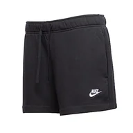 Spodenki damskie - Nike DQ5802-010 W NSW Club FLC MR szorty damskie, czarno-białe, rozmiar XL - miniaturka - grafika 1