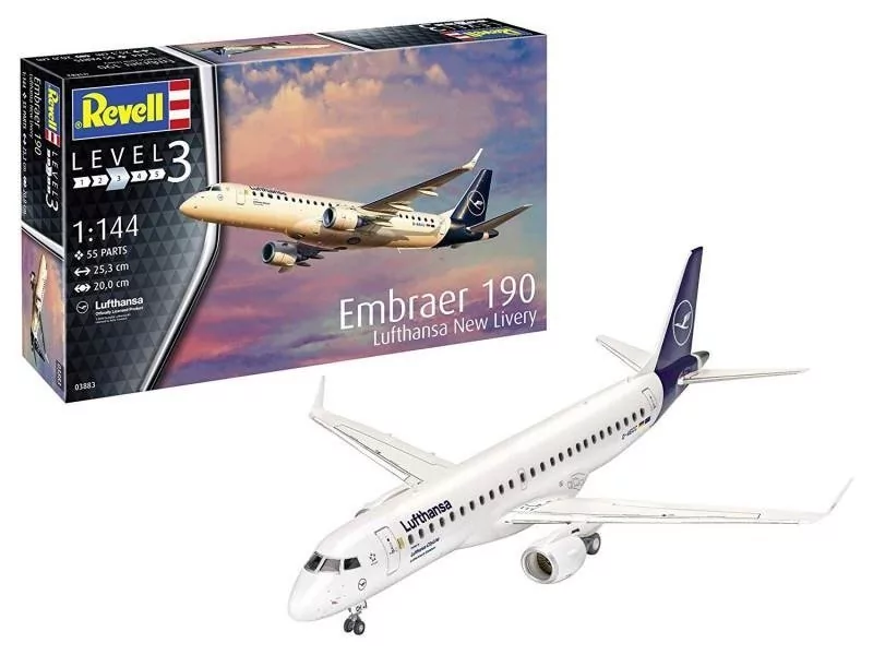 Revell Model plastikowy Embraer 190 Lufthansa New Livery 1_700707