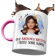 Kubki - Kubek Różowy Dla Krystyny Przyjaciółki na Prezent z Nadrukiem ze Zdjęciem + Opakowanie na prezent (wzór 03) - miniaturka - grafika 1