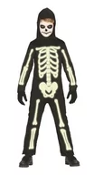 Stroje karnawałowe - Guirca W ciemności błyszczący szkielet dla dzieci rozm. 98  146, 128/134 - miniaturka - grafika 1