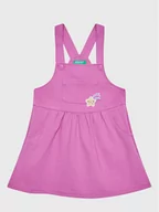 Sukienki i spódniczki dla dziewczynek - United Colors Of Benetton Sukienka codzienna 4LAAGV00H Fioletowy Regular Fit - miniaturka - grafika 1