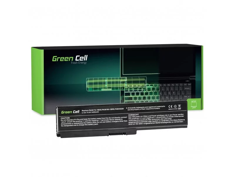Green Cell Bateria do Toshiba 3634 3817 PA3817U-1BRS 6 cell 11,1V AKG4NAB00290 [7519268]