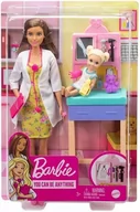 Lalki dla dziewczynek - Mattel Zestaw do gry Barbie Pediatra Brunetka # z wartością produktów powyżej 89zł! - miniaturka - grafika 1