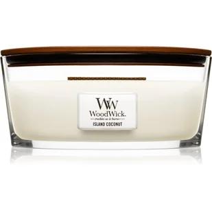 Woodwick Woodwick Island Coconut 453,6 g Hearthwick świeczka zapachowa - Pozostałe kosmetyki - miniaturka - grafika 2