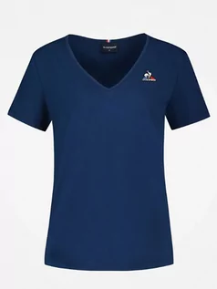 Koszulki i topy damskie - Le Coq Sportif Koszulka w kolorze granatowym - grafika 1