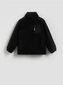 Kurtki i płaszcze dla chłopców - Reserved - Kurtka sherpa - czarny - miniaturka - grafika 1
