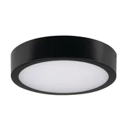 Lampy sufitowe - Plafon okrągły DABER LED 20W Odcienie bieli 2560lm czarny wym: 6 x 30,1 x 30,1 cm IP66 Kanlux - miniaturka - grafika 1