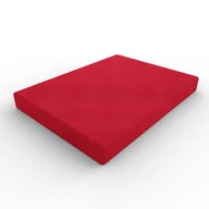 Prześcieradła - Spod Igły i Nitki Prześcieradło Frotte z gumką 160x200 cm czerwone - miniaturka - grafika 1