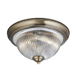 Searchlight Lampa sufitowa American Diner IP44, mosiądz - Lampy sufitowe - miniaturka - grafika 1