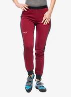 Sprzęt wspinaczkowy - Spodnie wspinaczkowe damskie Salewa Lavaredo Hemp Train Pants - syrah - miniaturka - grafika 1