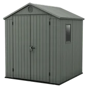 Altany ogrodowe - KETER DOMEK NARZĘDZIOWY/OGRODOWY DARWIN 6x6 ZIELONY 190 x182 x 221cm - miniaturka - grafika 1