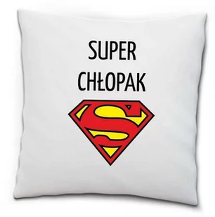 Poduszka na Dzień Chłopaka Super Chłopak - Gadżety dla niej i dla niego - miniaturka - grafika 1