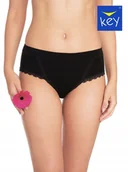 Majtki damskie - Figi KEY LPC-141, 2-pak, czarne 2XL - miniaturka - grafika 1
