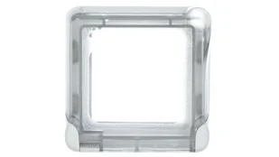 Legrand 069580 PLEXO Adapter z klapką przyciemnioną do mechanizmów Mosaic SZARY/ - Inne akcesoria elektryczne - miniaturka - grafika 3