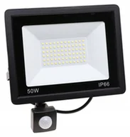 Halogeny - HALOGEN Naświetlacz Lampa LED z CZUJNIK RUCHU 50W - miniaturka - grafika 1