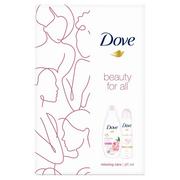 Zestawy kosmetyków damskich - Dove XMASS - Zestaw (Żel pod prysznic Renewing 250ml + Deo Power Soft Pink 150ml) - miniaturka - grafika 1