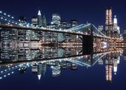 Fototapety - Nice Wall New York (Brooklyn Bridge night) - fototapeta FM0699 - miniaturka - grafika 1