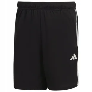 Spodenki męskie adidas Train Essentials Piqué 3-Stripes czarne IB8111 S - Spodenki męskie Spodenki męskie adidas Train Essentials Piqué 3-Stripes czarne IB8111 S - Spodenki męskie - miniaturka - grafika 1