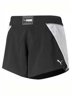 Puma Szorty sportowe w kolorze czarnym - Spodnie sportowe damskie - miniaturka - grafika 1