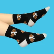 Skarpetki damskie - Skarpetki damskie Jack Russell Terrierem - wesołe skarpetki z psem - miniaturka - grafika 1