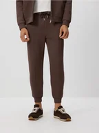 Spodnie męskie - Reserved - Spodnie dresowe slim fit - beżowy - miniaturka - grafika 1