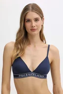 Biustonosze - Polo Ralph Lauren biustonosz kolor granatowy gładki 4P0480 - miniaturka - grafika 1