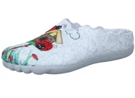 Kapcie damskie - Manitu Damskie 320169-09 kapcie domowe, szare, rozmiar 41, szary, 41 EU - miniaturka - grafika 1