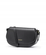Torebki damskie - Torebka Damska Listonoszka Crossbody Na Pasku PUCCINI Czarna BK1241200M-1 - miniaturka - grafika 1
