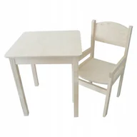 Zestawy mebli dla dzieci - STOLIK 50/50 + KRZESEŁKO PEŁNE Z PODŁOKIETNIKIEM DLA STARSZAKA NOWOŚĆ - miniaturka - grafika 1