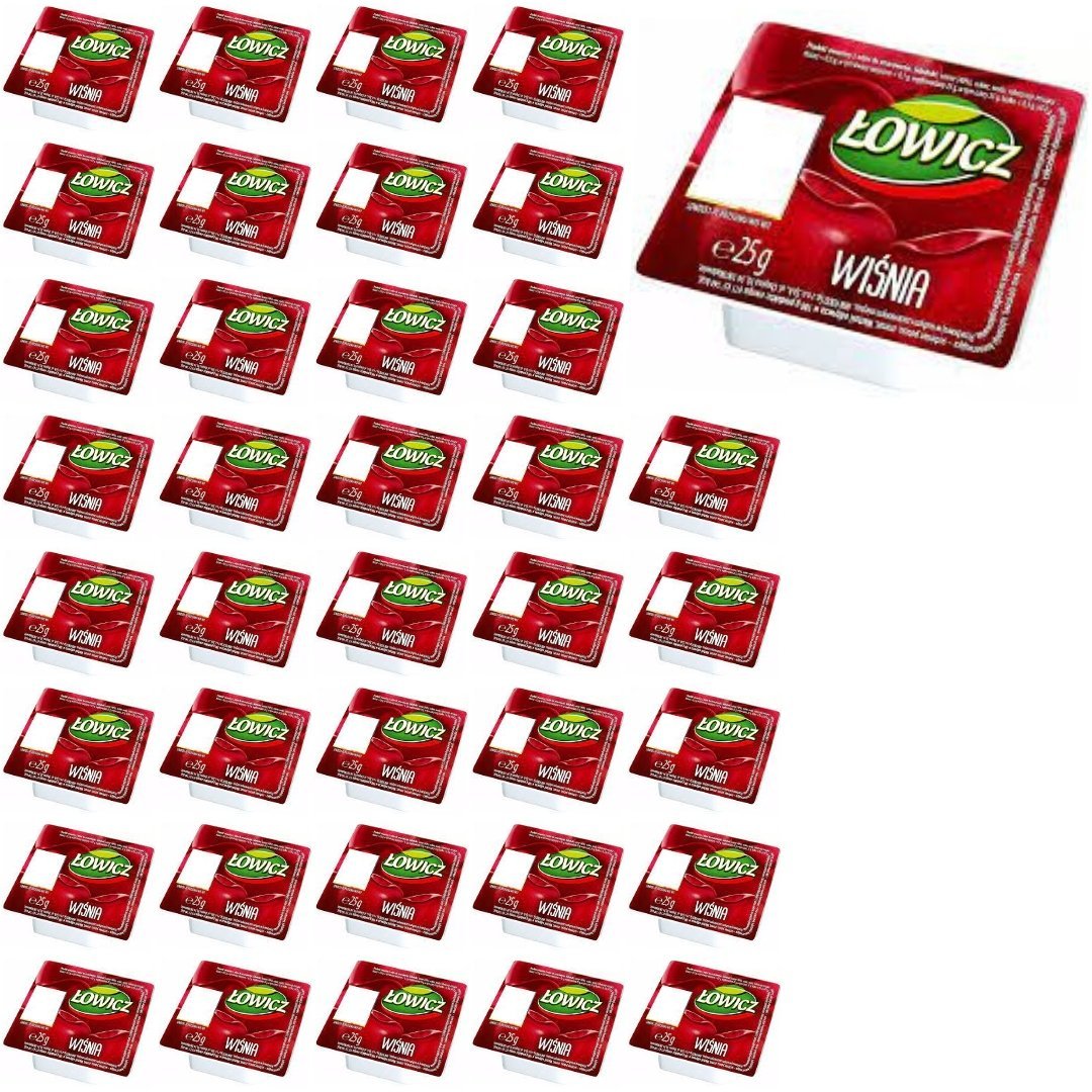 Dżem wiśniowy Łowicz monoporcja 38x25g