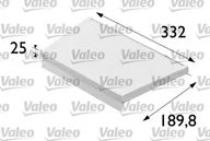 Filtry kabinowe - Filtr, wentylacja przestrzeni pasażerskiej Valeo 698700 - miniaturka - grafika 1