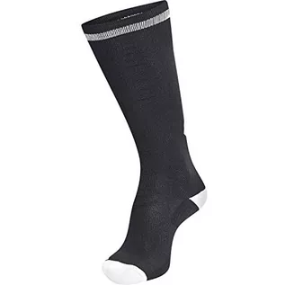 Skarpetki męskie - Hummel Elite Indoor Sock High skarpety uniseks czarny czarno-biały 27W x 30L 204044-2114 - grafika 1