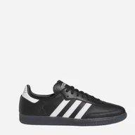 Trampki męskie - Tenisówki męskie ze skóry naturalnej Adidas FA Samba ID7339 41.5 (7.5UK) 26 cm Czarne (4066754034599) - miniaturka - grafika 1